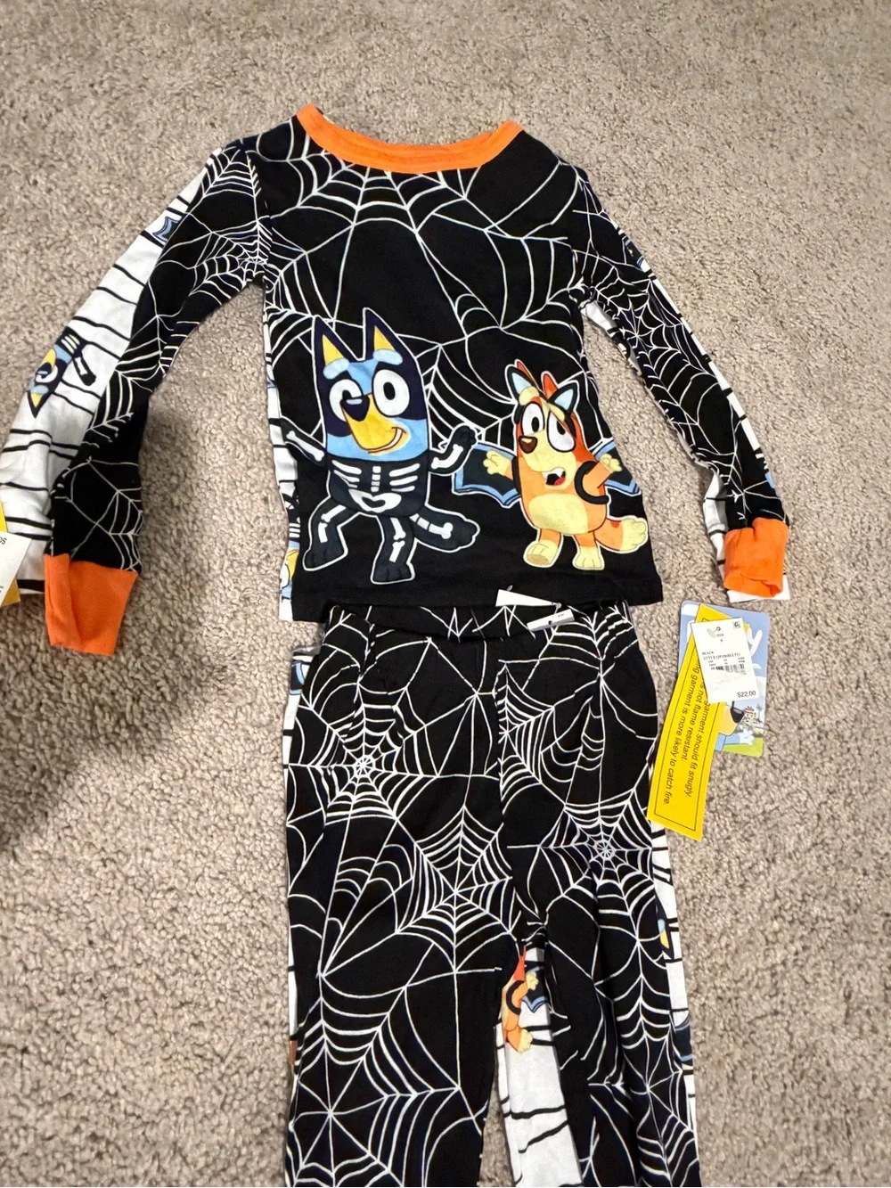 Disney Bluey Halloween Kids Pajama Set